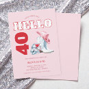 Search for pink cowgirl party invitations Modern