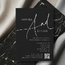 Search for moody wedding invitations Typography