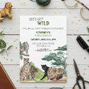 Search for tiger birthday invitations Jungle