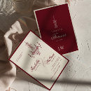 Search for deep red invitations Luxury