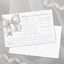 Search for baby shower and prediction advice cards For her