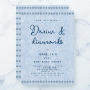 Search for denim party invitations Elegant