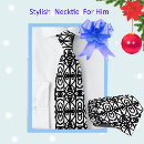 Search for black white silver ties Modern