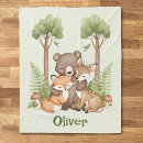 Search for bear deer blankets Watercolor
