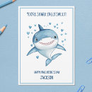 Search for boy valentines day cards Shark