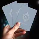 Search for last name playing cards Initial