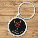 Search for scorpion key rings Zodiac