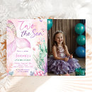 Search for mermaid 2nd birthday invitations Mermaid pool party