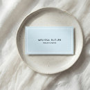 Search for light blue business cards Minimalist