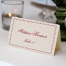 Search for burgundy place cards Calligraphy script