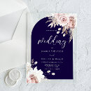 Search for navy and pink wedding invitations Blush