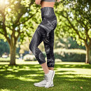 Search for black and silver leggings Abstract