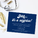 Search for navy blue retirement invitations Chic