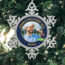 Search for golfer christmas tree decorations Navy blue