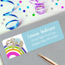 Search for boy return address labels Rainbow