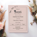 Search for blush pink graduation invitations Graduate