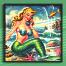 Search for vintage mermaid posters Beach