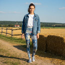 Search for denim leggings Floral