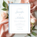Search for powder blue wedding invitations Typography