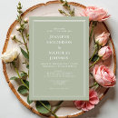 Search for green and white wedding invitations Formal