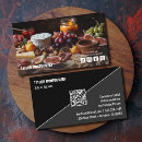 Search for catering business cards Social media icons