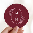 Search for boho seals wedding stickers Burgundy