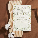 Search for wildflower save the dates Typography