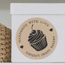 Search for homemade cake stickers Baked with love