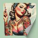 Search for vintage tattoo stickers Old school tattoo