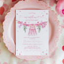 Search for clothesline baby girl shower invitations Floral