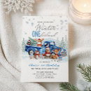 Search for blue truck invitations Winter