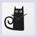 Search for black cat clocks Funny