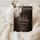 Search for rustic winter bridal shower invitations Boho chic