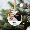 Search for first year christmas tree decorations Puppy