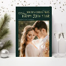 Search for dark green christmas cards Typography