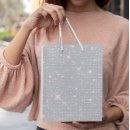 Search for silver glitter gift bags Luxury