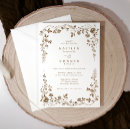 Search for bronze wedding invitations Floral