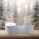 Search for silver glitter ribbon White