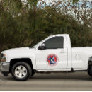 Search for red truck stickers White