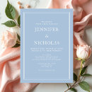 Search for powder blue wedding invitations Minimalist
