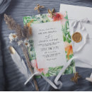 Search for tropical paradise invitations Boho