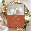 Search for orange christening invitations Christian