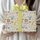 Search for baby animal wrapping paper Gender neutral baby shower