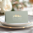 Search for birds wedding place cards Gold