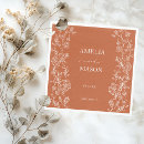 Search for floral wedding napkins Chic