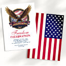 Search for us independence day invitations Patriotic