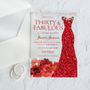 Search for thirty and fabulous invitations Dress