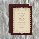 Search for vintage lace wedding invitations Old money
