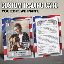 Search for fourth business cards Red white and blue