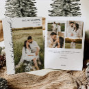 Search for engagement christmas cards Black and white